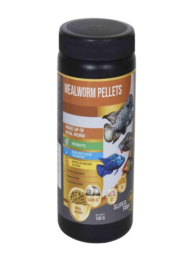 Superfish Mealworm Pellets - Nutritious, High-Protein Fish Food for Enhanced Growth and Vibrant Colors